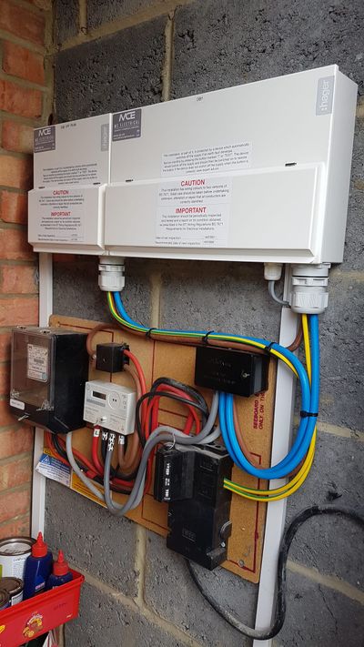 Consumer unit and meter installation